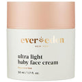 Evereden Ultra Light Baby Face Cream, 1.7 oz | Clean Baby Care | Non-toxic and Fragrance Free Moisturizer | Clean Ingredients
