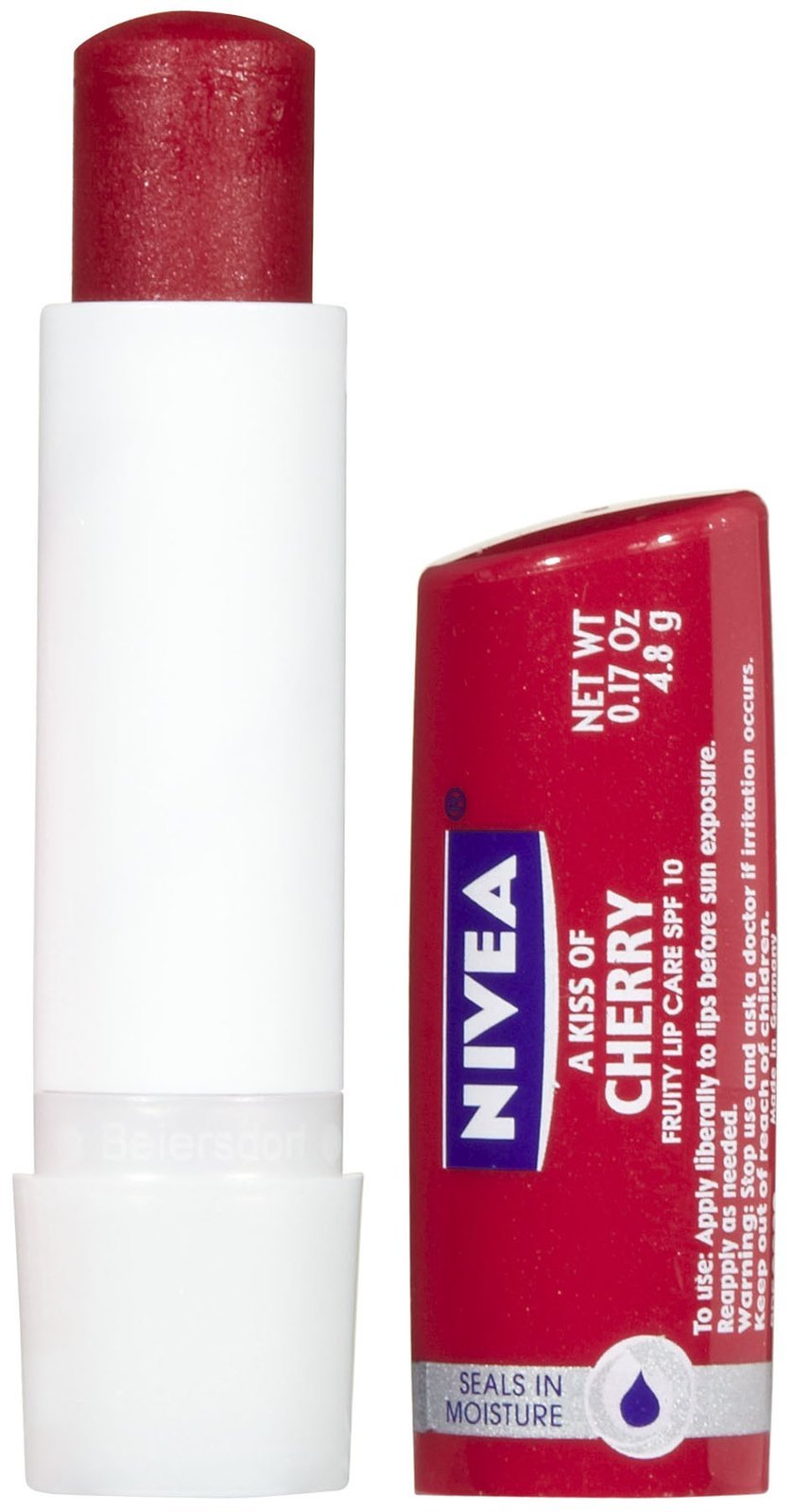 Nivea A Kiss of Cherry Flavored Tinted Lip Care 0.17Oz Lip Balm
