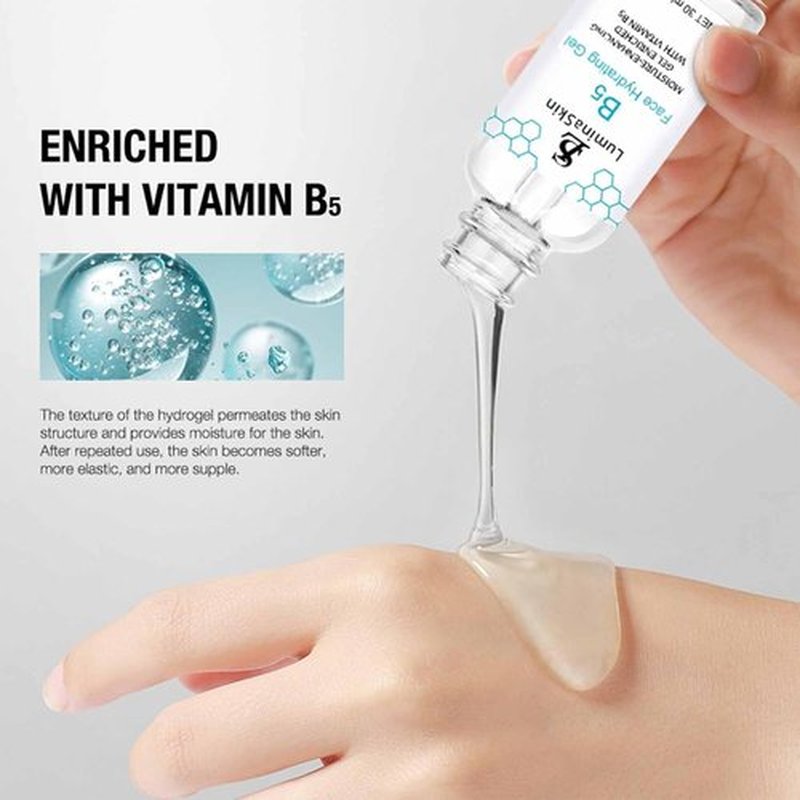 **Hydrating Vitamin B5 Gel - Hyalu B5 Pure Hyaluronic Acid Serum for Face | Anti-Aging Moisturizer 30 ml**