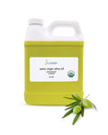 Soapeauty Extra Virgin Olive Oil USDA Certified Organic | Unrefined Cold-Pressed Carrier Oil | Massage & Body Oil | for Skin, Face, Hair, and Soap Making | Carrier for Essential Oils - 32 Fl Oz