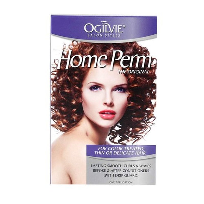 Ogilvie Salon Styles Home Perm - Original Formula for Color Treated & Delicate Hair - 1 Application