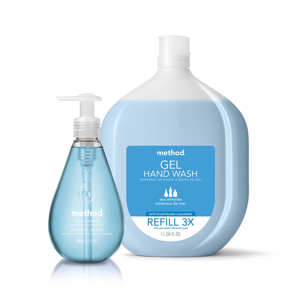 Method Gel Hand Soap, Sweet Water, 12 oz, 1 pack, Packaging May Vary