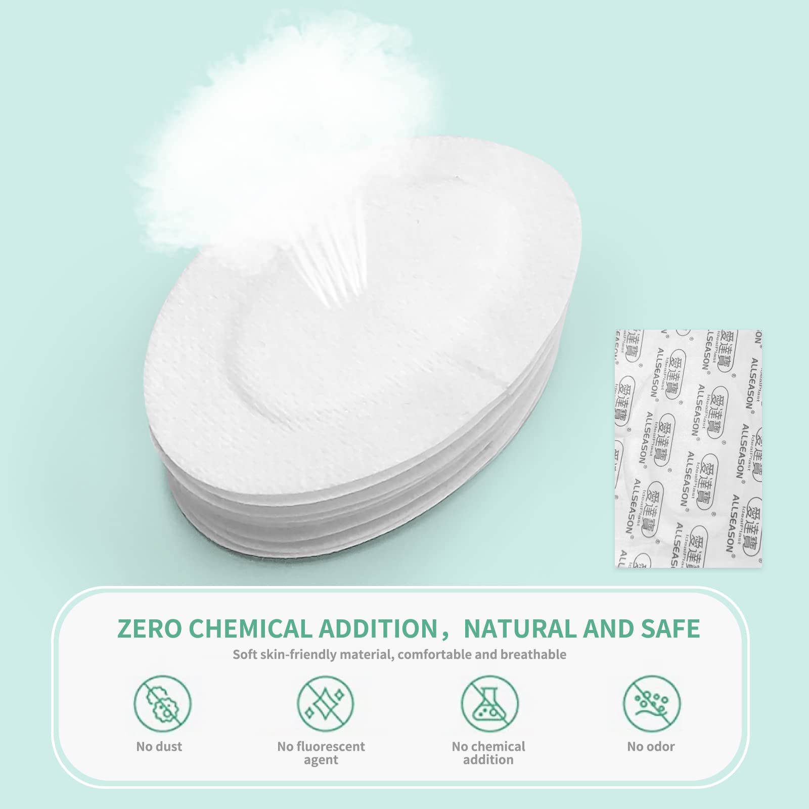 20pcs Sterile Non-Woven Eye Pads Patches Adhesive Bandages Wound Dressings for Adults