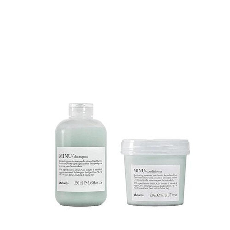 Davines MINU Shampoo - Color Retention Formula for Vibrant, Treated Hair | Keeps Hair Bright & Shiny
