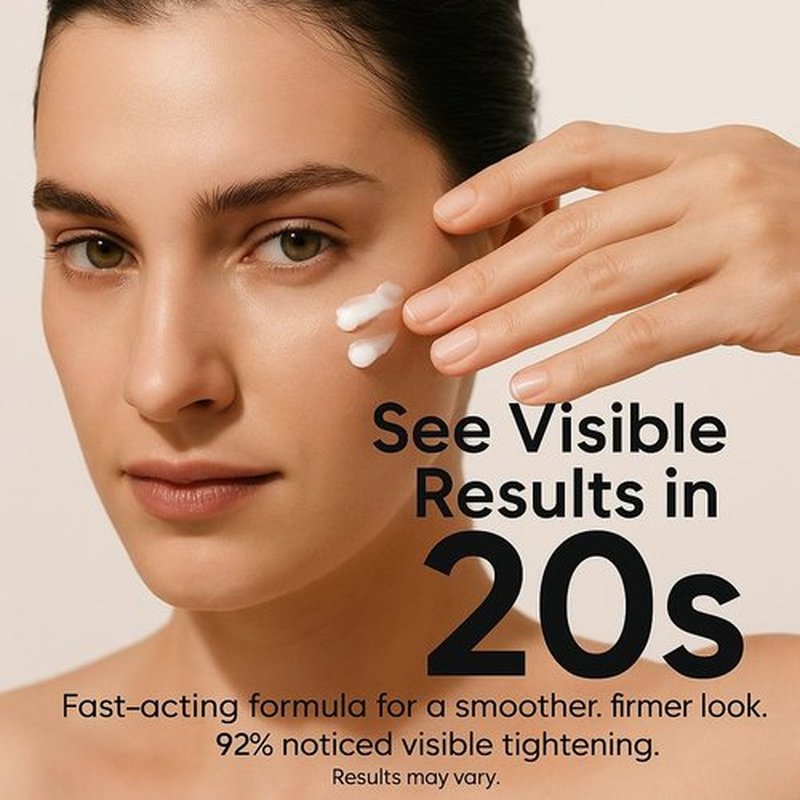 20S Instant Eye Lift Cream - Firming Eye Treatment That Reduces Puffiness & Smooths Wrinkles | 30ml Unscented