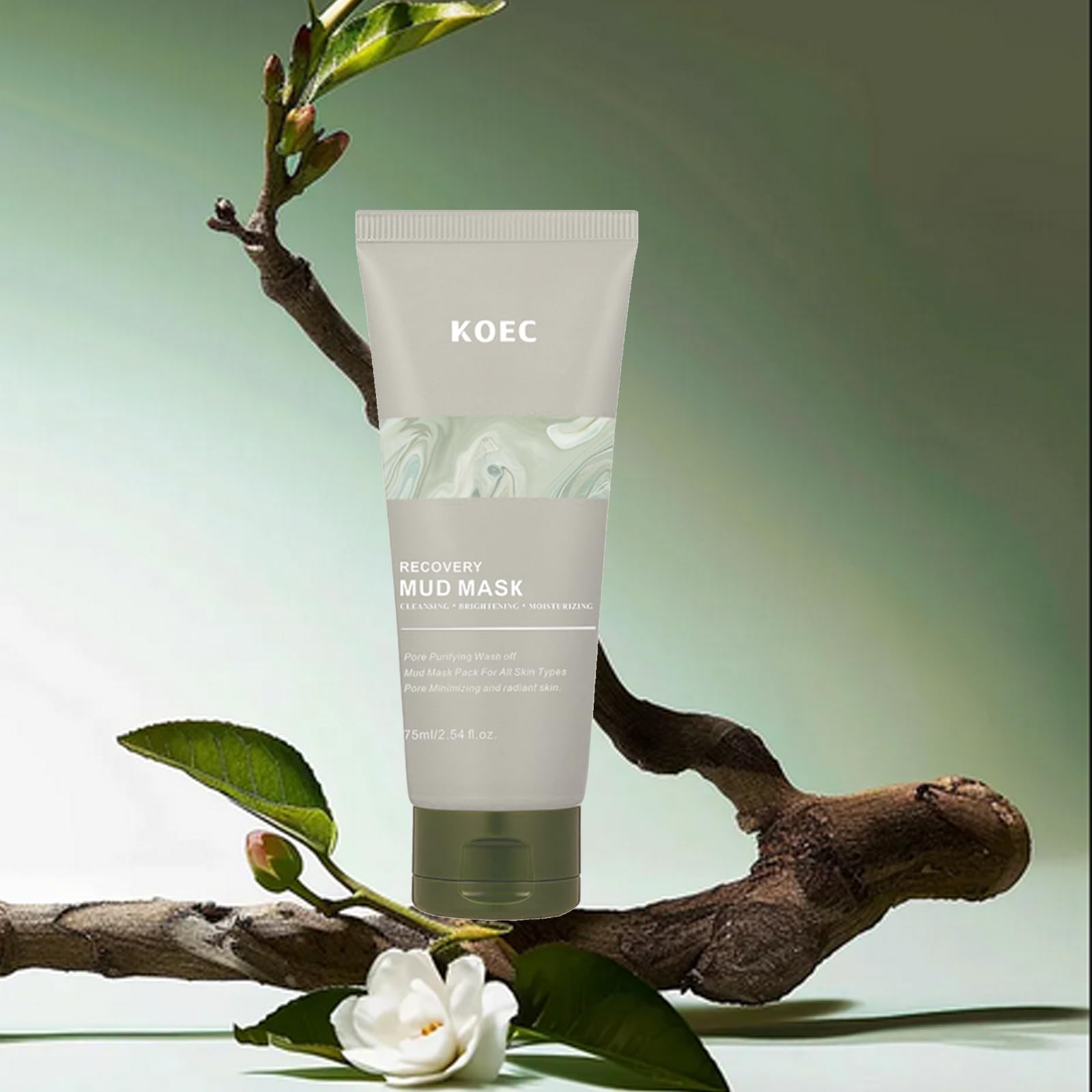 Reepic Cosmer Recovery Mud Mask - Clay Mask - Body Mud Hydrating & Deep Pore Tightening Face Mask, Natural Purifying Clay - Korean Wash Off Body Facial Mud Mask