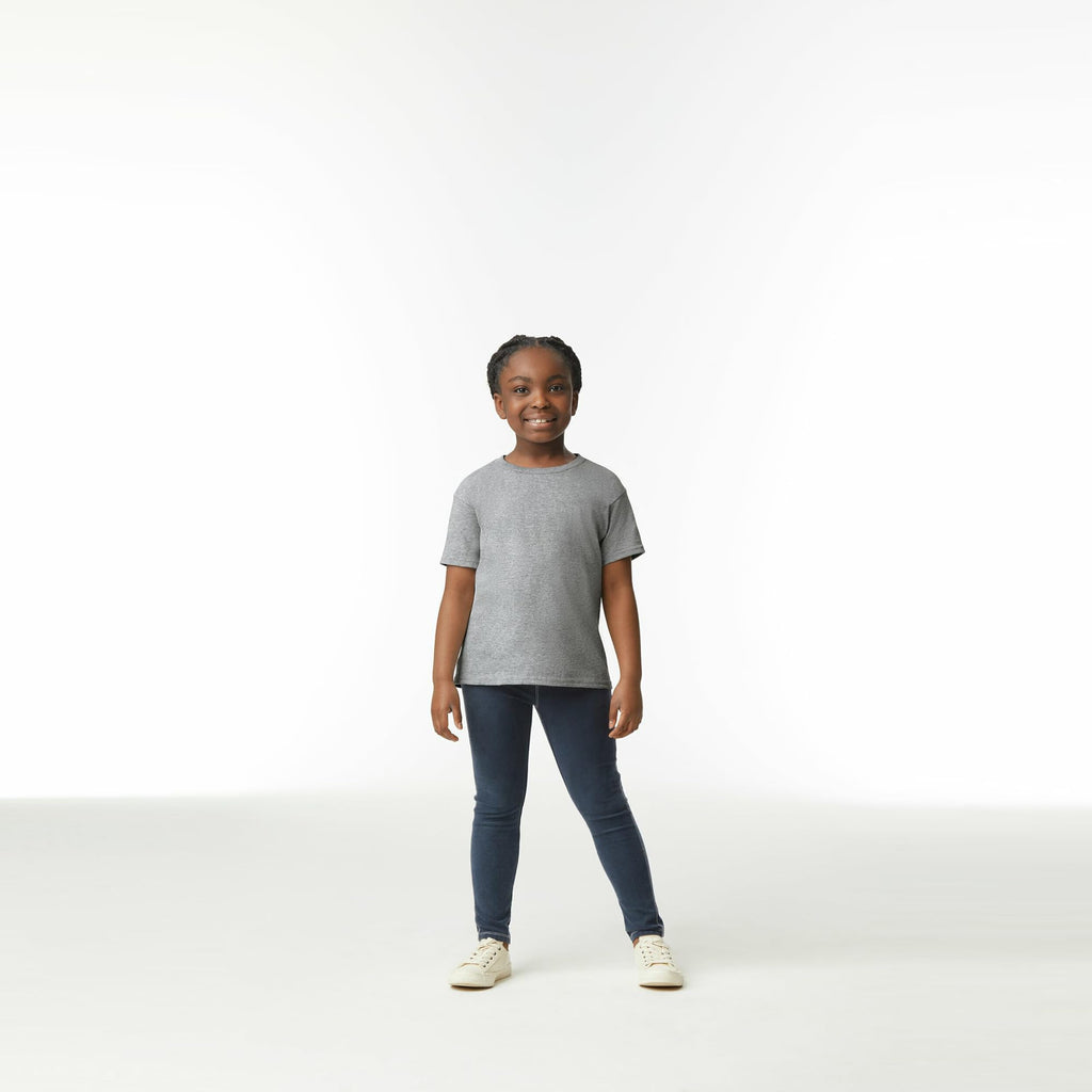 Gildan Youth Ultra Cotton T-Shirt, Style G2000B, Multipack, White (12-Pack), Medium