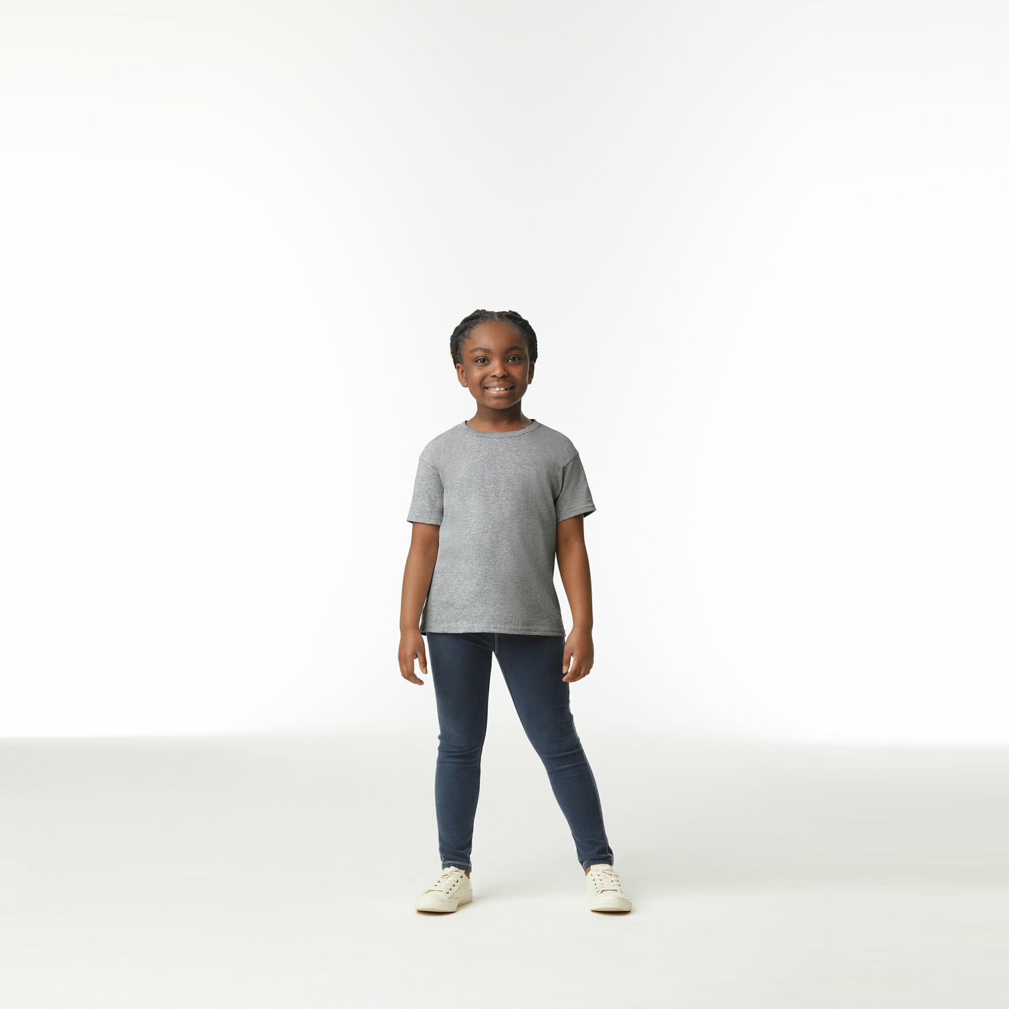 Gildan Youth Ultra Cotton T-Shirt, Style G2000B, Multipack, White (12-Pack), Medium