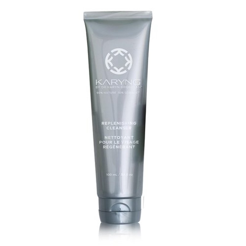 KARYNG Replenishing Cleanser, Natural and Organic Face Wash, Gentle Facial Cleanser with Coconut Oil, Hydrating and Soothing Daily Face Cleanser, 3.4oz