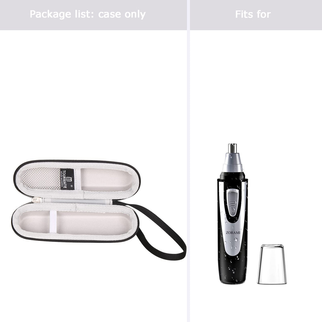 Tourmate Hard Storage Case for ZORAMI Ear and Nose Hair Trimmer Clipper (Case Only)