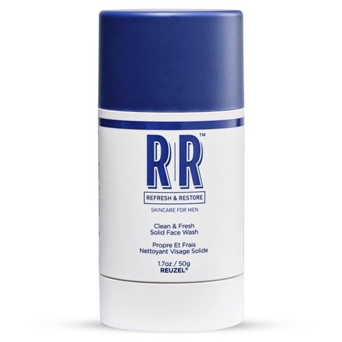 Reuzel Clean and Fresh Face Wash Stick - Hydrating, Vegan Formula | 1.7 oz, Light Masculine Scent