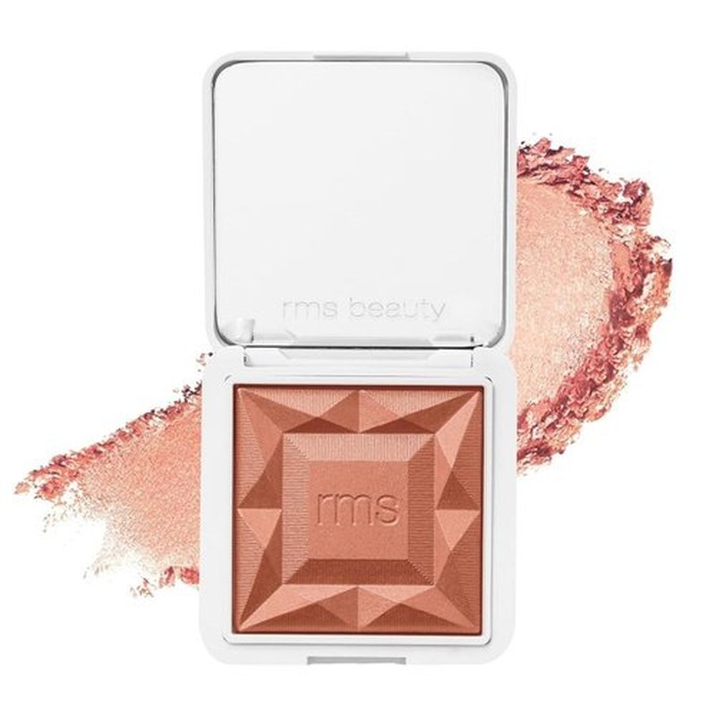 RMS Beauty ReDimension Hydra Blush – Talc-Free Gel-to-Powder Luminous Blush – 8-Hour Wear Long-Lasting Glow with Jojoba Oil – Refillable Mirror Compact – 0.25 oz