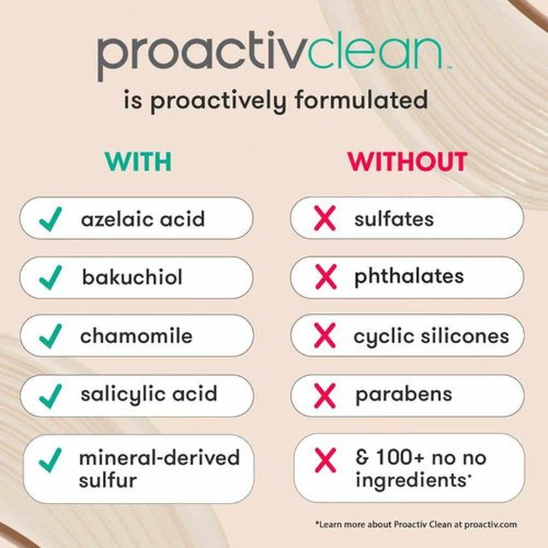 Proactiv Clean 3 Step Acne Routine w/ Pimple Patches- Sulfur Acne Treatment Cleanser, Azelaic Acid Serum, and Facial Moisturizer for Sensitive, Acne-Prone Skin- 30 Day Acne Kit with Pimple Patches