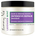 Sunny Isle Lavender Mint Hair & Strong Roots Intensive Repair Masque - Biotin, Jamaican Black Castor Oil - 16 oz