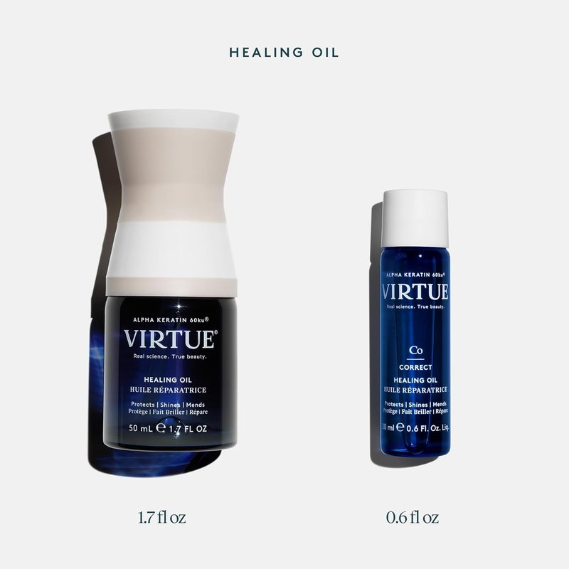 VIRTUE Healing Oil - Nourishing Hair Treatment | 1.7 Fl Oz for Smooth, Healthy Locks