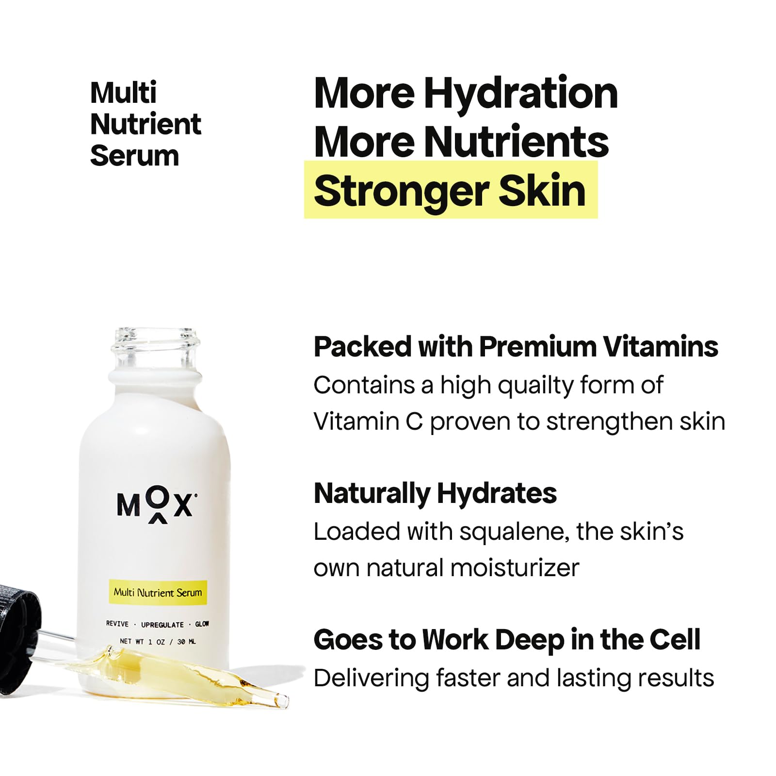 Mox Skincare Super Set Face Care Kit (3pk) | Peppermint Face Cleanser + Multi Nutrient Serum + Mineral Hydrating Mist | Hydrate, Exfoliate, Glow.