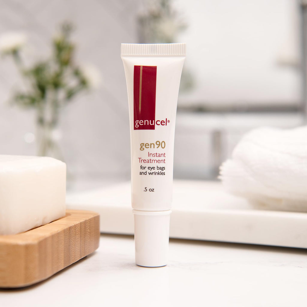 Genucel Gen90 Retinol Eye Treatment – Rapid Firming & Wrinkle‑Smoothing Cream for Under‑Eye Bags & Crow’s Feet, 0.5 fl oz