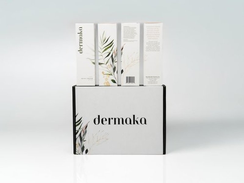 Dermaka Skin Cream, 4 Pack Skin Care Cream (4oz) - Moisturizer for Sensitive Skin with Vitamin A & E