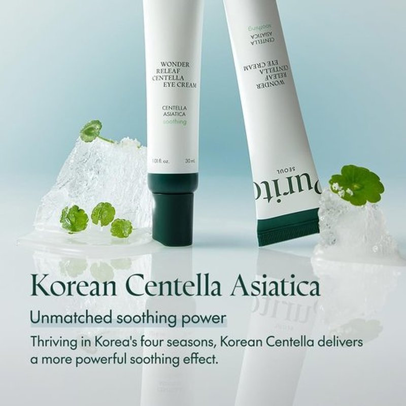 PURITO Centella Eye Cream - Soothing Formula for Sensitive Skin | Reduces Dark Circles & Puffiness, 30ml