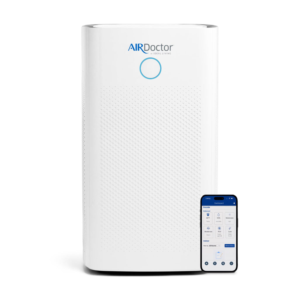 AIRDOCTOR AD5500 Smart App Air Purifier. Cleans Whole Home, XL Rooms Up to 4172 ft2. Removes Smoke, Dust, Pet Hair, Odors, Pollen. Hospital-Grade UltraHEPA, Premium Carbon Filtration