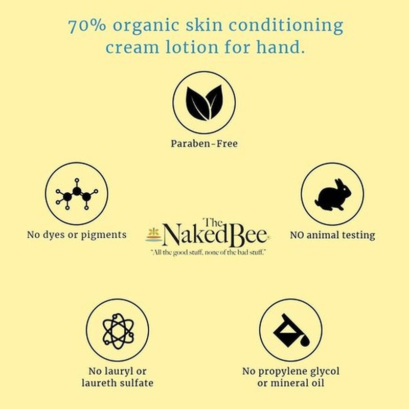 The Naked Bee Orange Blossom Honey Serious Hand Repair Cream 3.25oz Orange Blossom Honey Restoration Foot Balm, 2oz