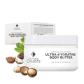 Cosmétiques Créatifs Ultra-Hydrating Body Butter with Shea Butter, 8.5 fl. oz., Salted Caramel and Macadamia Scent, Deep Moisturizing, Soothes, Repairs, and Nourishes Skin