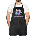 LEVLO Nail Artist Gift Nail Queen Waterproof Adjustable Apron Nail Tech Nailist Thank You Birthday Christmas Gift(Nail Queen)