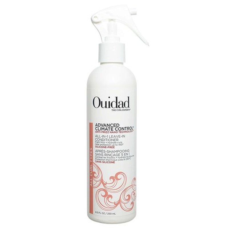Ouidad Advanced Climate Control Leave-In Conditioner - Multi-Use Curl Care & Heat Protectant, 8.5 fl oz | Sulfate-Free, Paraben-Free, Cruelty-Free