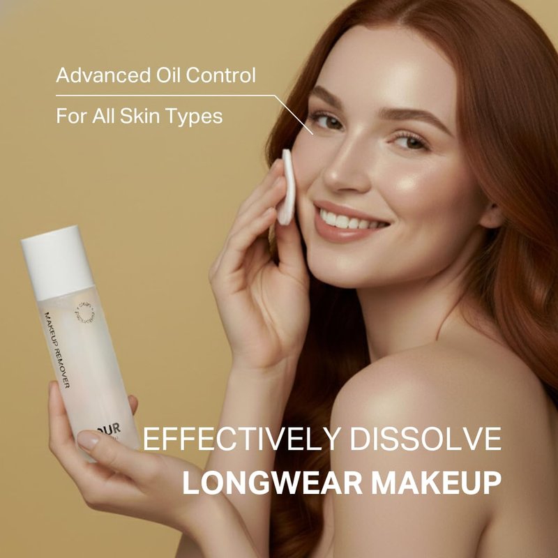 Y'OUR Soothing Micellar Cleansing Water | Removes Waterproof Makeup for Face, Eyes & Lips | Hydrating, Oil Control for Sensitive Skin | Permanent Lipstick Remover, with Aloe Vera & Fruit Extracts