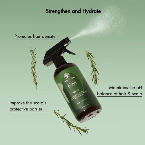 As I Am Rosemary Water 16 oz - Scalp Treatment for Hair Density - with Biotin & Saw Palmetto