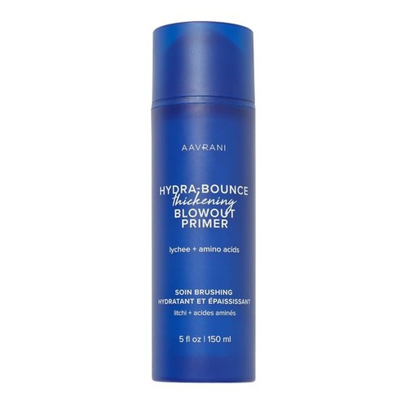 AAVRANI Hydra-Bounce Blowout Primer & Styling Cream - Volumizing, Strengthening Formula with Lychee & Amino Acids - 5 Fl Oz