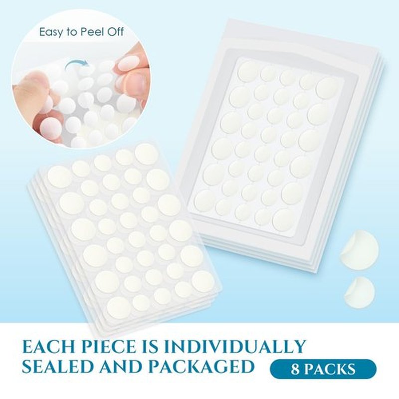 Pimple Patches Acne Patches, PITHER Day and Night Hydrocolloid Patch for Covering Zits and Blemishes Invisible Zit Patches with Tea Tree Oil, Salicylic Acid, Centella Asiatica (288 Count, 2 Size)