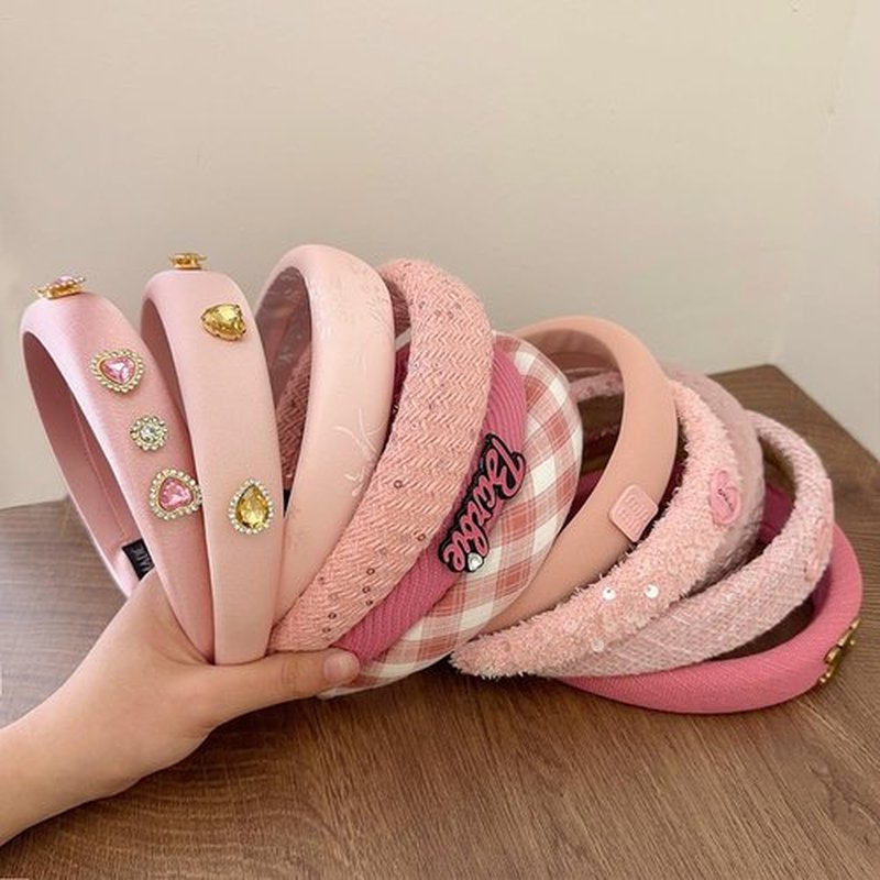Sluxa Pink headbands for women, Fashion accessories for women, Girls cute head bands #2
