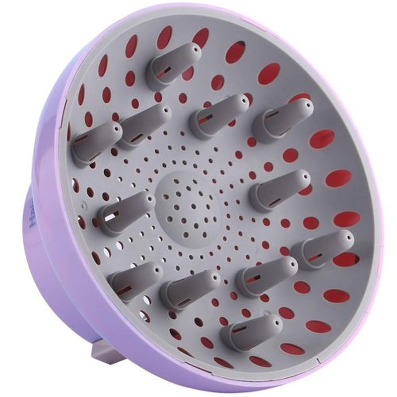 Hairizone Universal Hair Diffuser - Adaptable for Blow Dryers | Perfect for Curly & Wavy Hair, Lavender