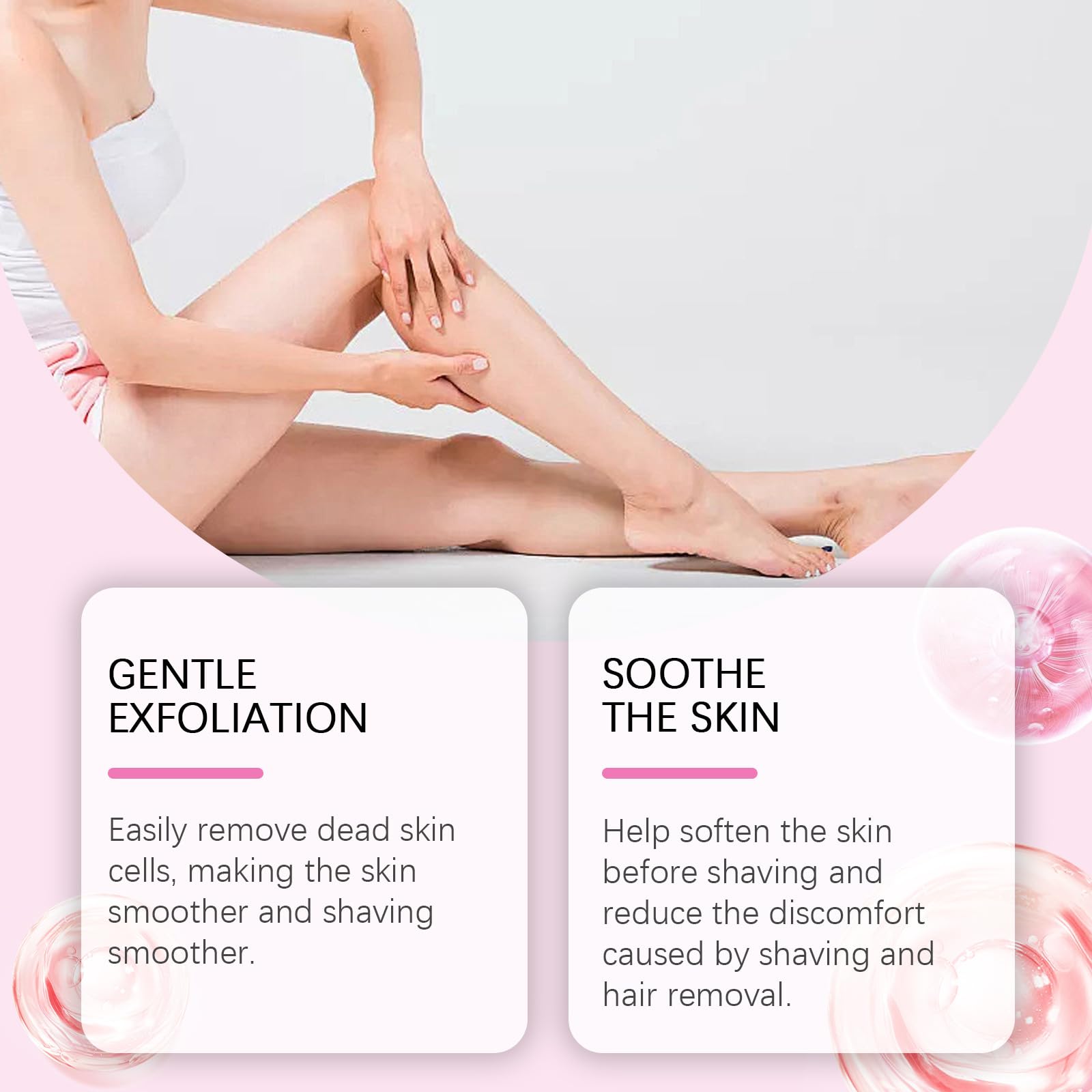 Dark Spot Exfoliating Scrub–Soothes Skin Pre-Shave Scrub for Dark Spots & Dry Skin–Gently Buffs & Soothes Sensitive Skin, Suitable for Face & Body, 60 ml /2.12 Oz
