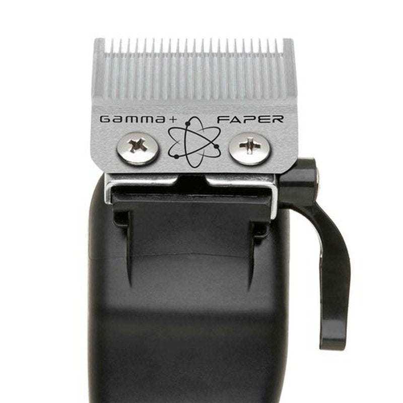 GAMMA+ Replacement Fixed Stainless Steel Faper Hair Clipper Blade with Moving Stainless Steel Slim Deep Tooth Cutter Set