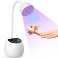 UV LED Nail Lamp Cordless 36W Mini UV Light for Gel X Nails Tips,Portable Hands Free Flash Cure Light,USB Rechargeable Nail Dryers with Sensor & 4 Timers,Rotatable Gooseneck Manicure Gel Polish Lamp