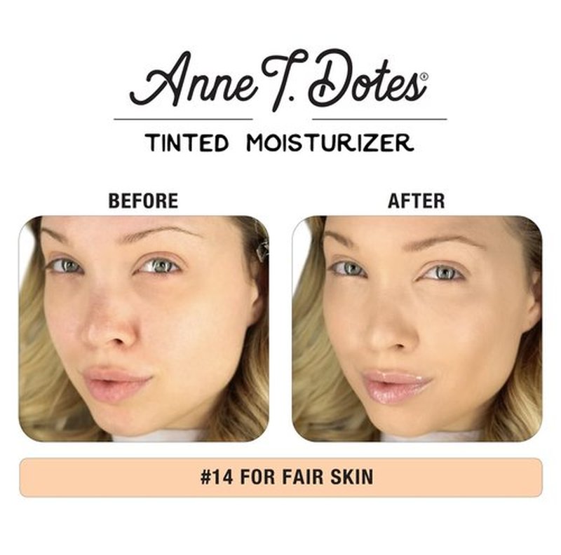 theBalm Anne T. Dotes Tinted Moisturizer - Lightweight Hydration & Coverage | Shade #14, 1 fl. oz.