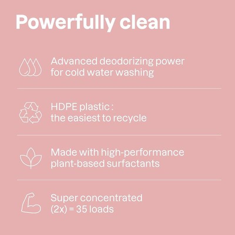 ATTITUDE Baby Laundry Detergent - EWG Verified Plant-Based Formula with Soothing Chamomile | 35 Loads, 35.5 Fl Oz