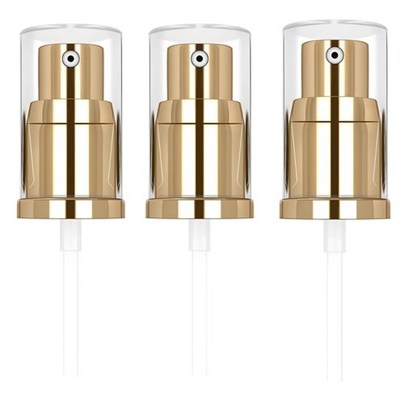 Estée Lauder 3-Pack Foundation Pump - Perfect for Double Wear Foundation | Golden Color