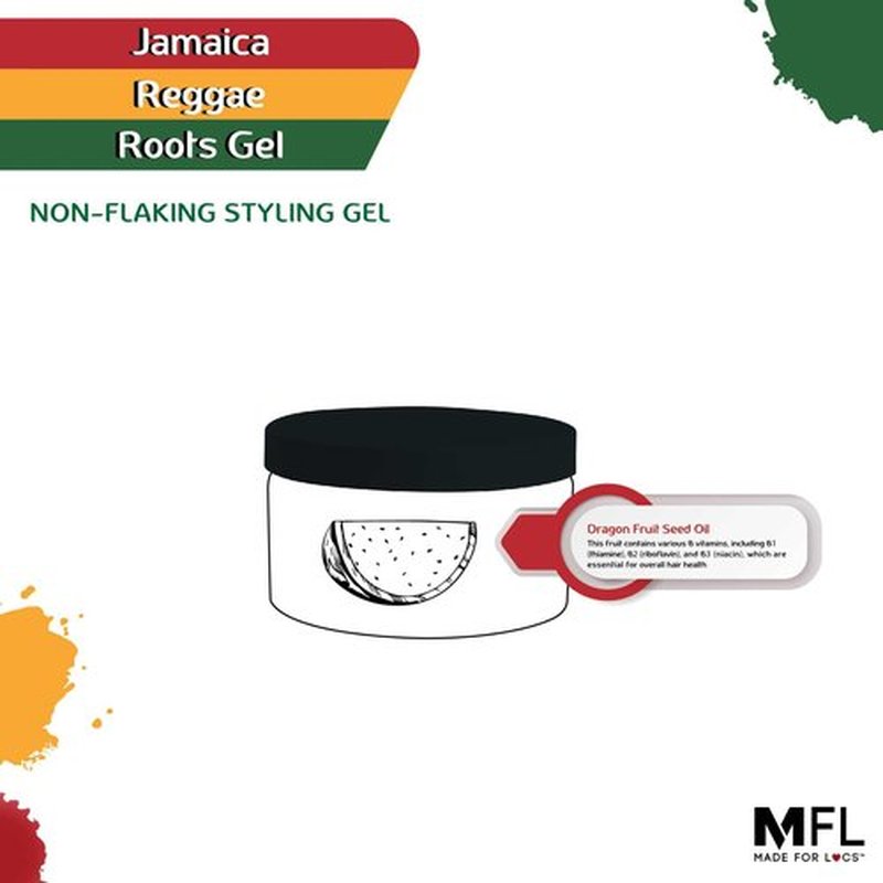 Made For Locs Jamaica Reggae Roots Retwisting Gel | 4 oz (Tropical Flava)