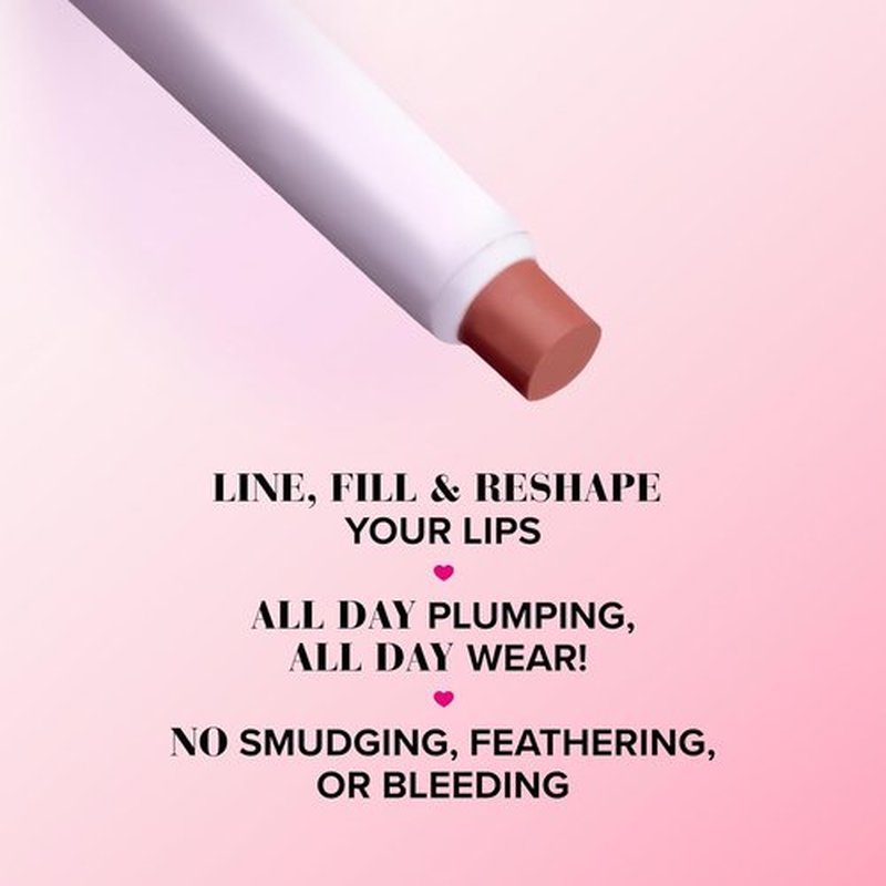 Too Faced Lip Injection Extreme Lip Shaper - Puffy Nude & Lip Gloss - Longwear Hydration, 0.01 oz + 0.22 oz