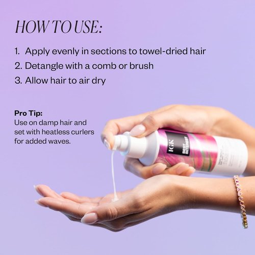 IGK Best Interest + Cash In Split Ends Repair Duo - Leave-In Air Dry Serums for Damaged Hair | 5 oz + 1.7 oz