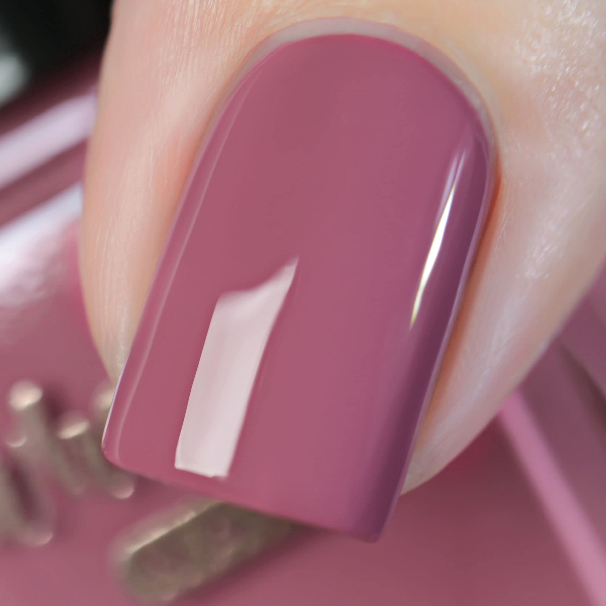 Whats Up Nails - Tempest Nail Polish Mauve Pink Creme Lacquer Varnish Made in USA 21 free Cruelty Free Vegan Clean