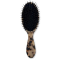 Brush Boar Hair Bristle & Nylon - Boar Bristle Brush from Saki Shears - For Normal to Thick Hair Gently Detangles Softens Improves Texture (Blonde Tortoise)