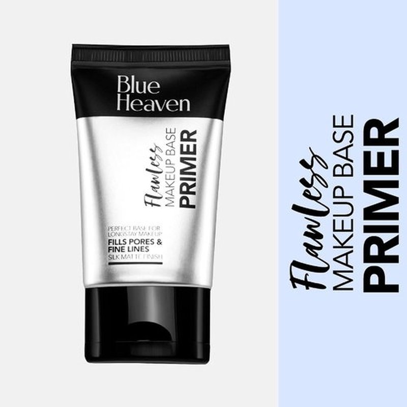 Blue Heaven Flawless Make-Up Base Primer - Smooth Finish for All Skin Types | 1.05 Oz