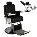 Hicomony Barber Chairs for Barbershop Heavy Duty, Professional Black Reclining Barber Salon Chair for Hair Stylist, Heavy Duty Beauty Shampoo Armchair for Salon Spa Home