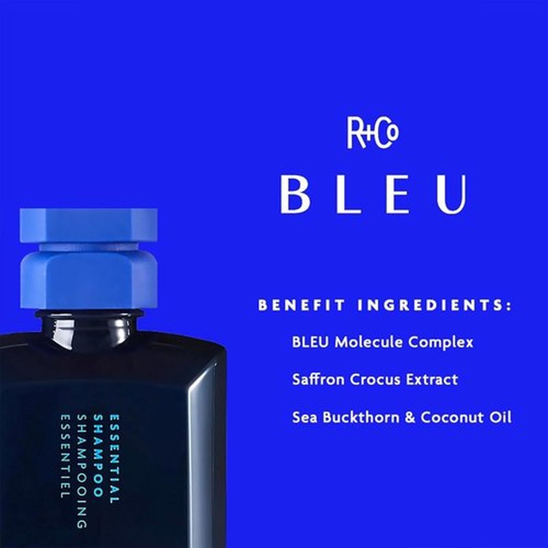 R+Co BLEU Essential Shampoo & Conditioner Set - Daily Cleansing & Lightweight Hydration for All Hair Types - Sulfate-Free - 8.5oz & 6.5oz (Pack of 2)