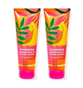 Bath & Body Works Bahamas Passionfruit & Banana Flower Ultimate Hydration Body Cream For Women 8 Fl Oz 2- Pack (Bahamas Passionfruit & Banana Flower) 16.0 Ounce