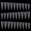 600 Pcs Stiletto Nail Tips for Acrylic Nails Long False Nails Clear Fakes Nails Half Cover False Nail Tips